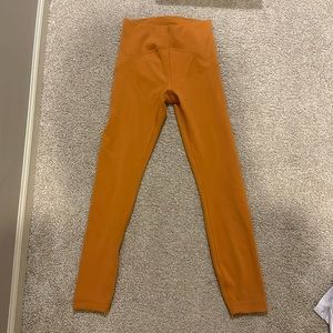 Lululemon align leggings orange